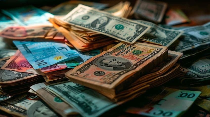 counting money in a dream