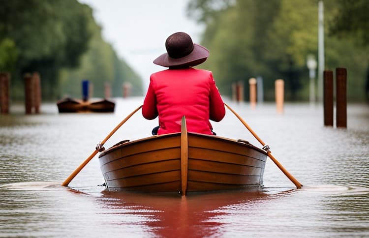 dream about escaping a flood