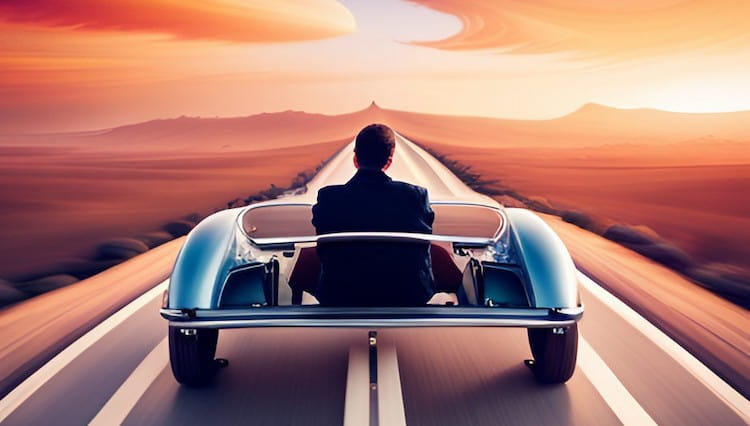 dreaming of driving a car