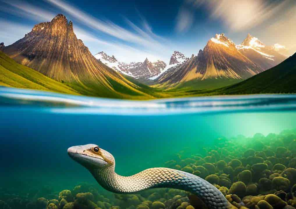 snakes in water in a dream
