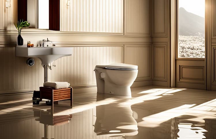 dreaming of toilet overflowing